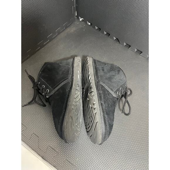 UGG Neumel Chukka Boot‎ - Black Suede Shoes Mens Size 9 Insulated Sherpa Lined - Picture 3 of 9